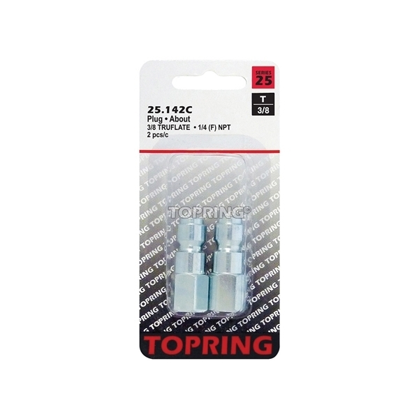 Topring Plg Compr 14in F, 2PK 25.142C